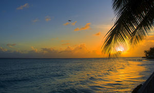 Západ slunce na Barbadosu