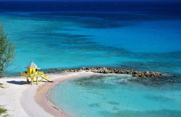 Barbados - výhled z 5. patra hotelu Hilton